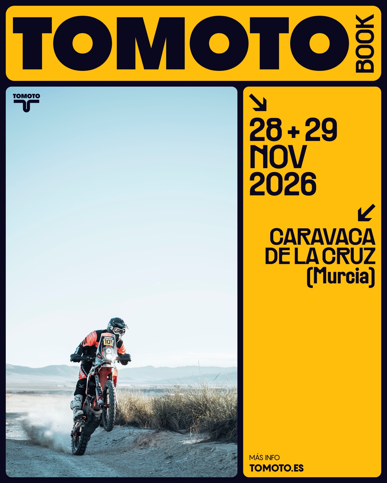 Cartel de TOMOTO BOOK 5 en Caravaca de la Cruz